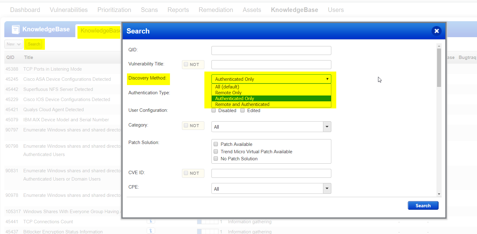 About Remote and Authenticated Scans