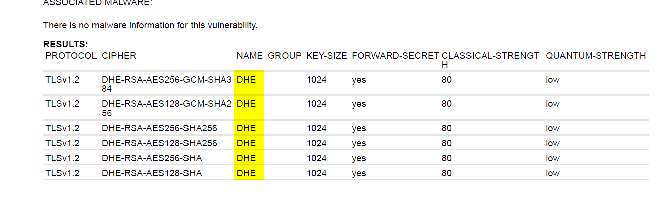 kzymkn様 Understanding QID 38863 – Weak SSL/TLS Key Exchange