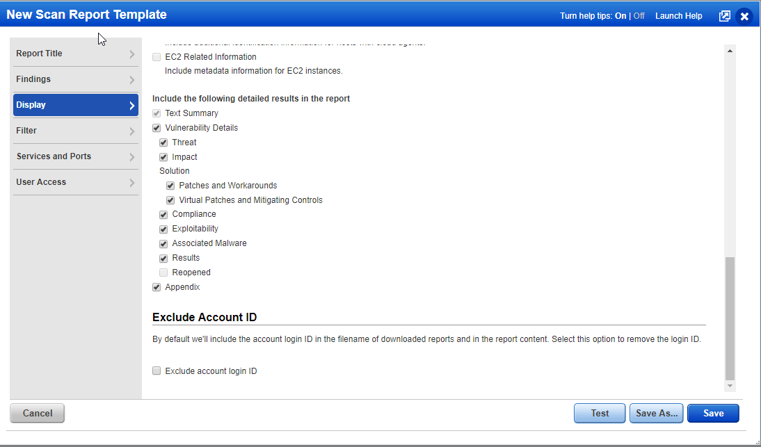 Generating Scan report with Severity 4 and 5 Vulnerabilities