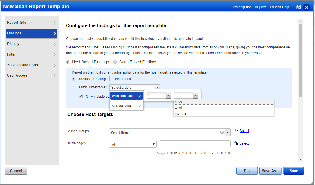 How to run reports for newly detected vulnerabilities in specified time ...