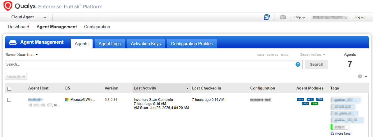 Qualys Cloud Agent Shows Offline Despite Successful Installation