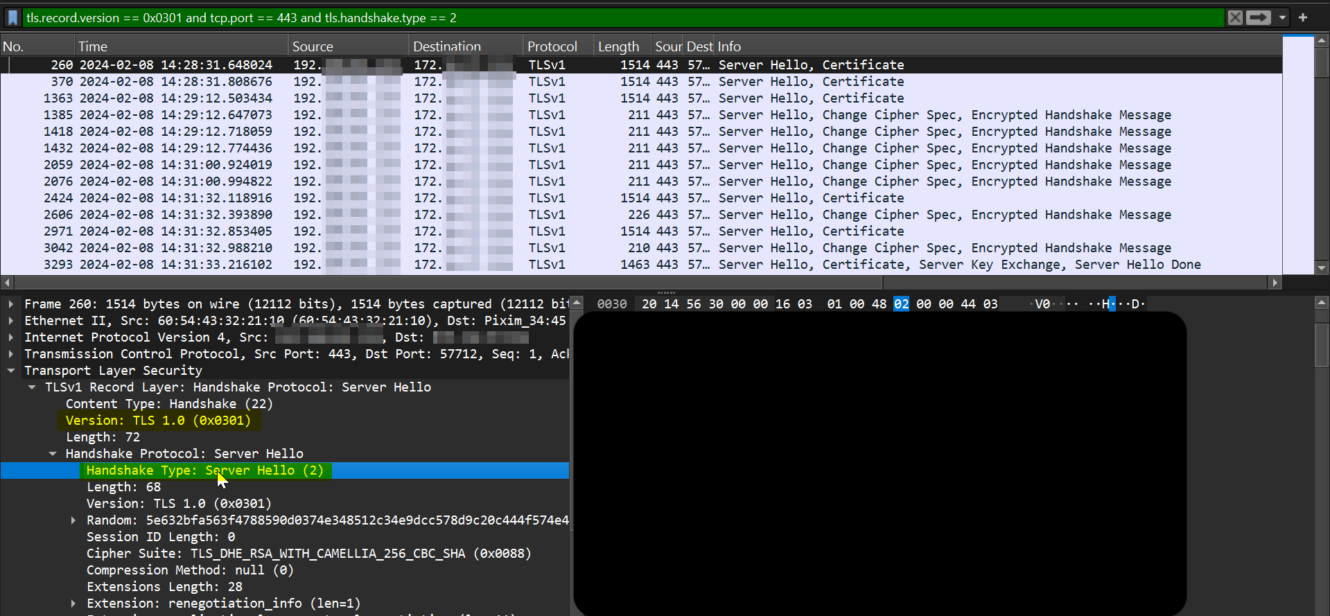 TLSv1.0 and TLSv1.1 Detection – Details for QID 38628 and QID 38794