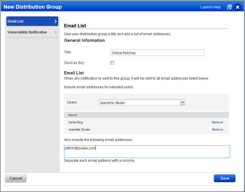 How to send notifications to distribution groups