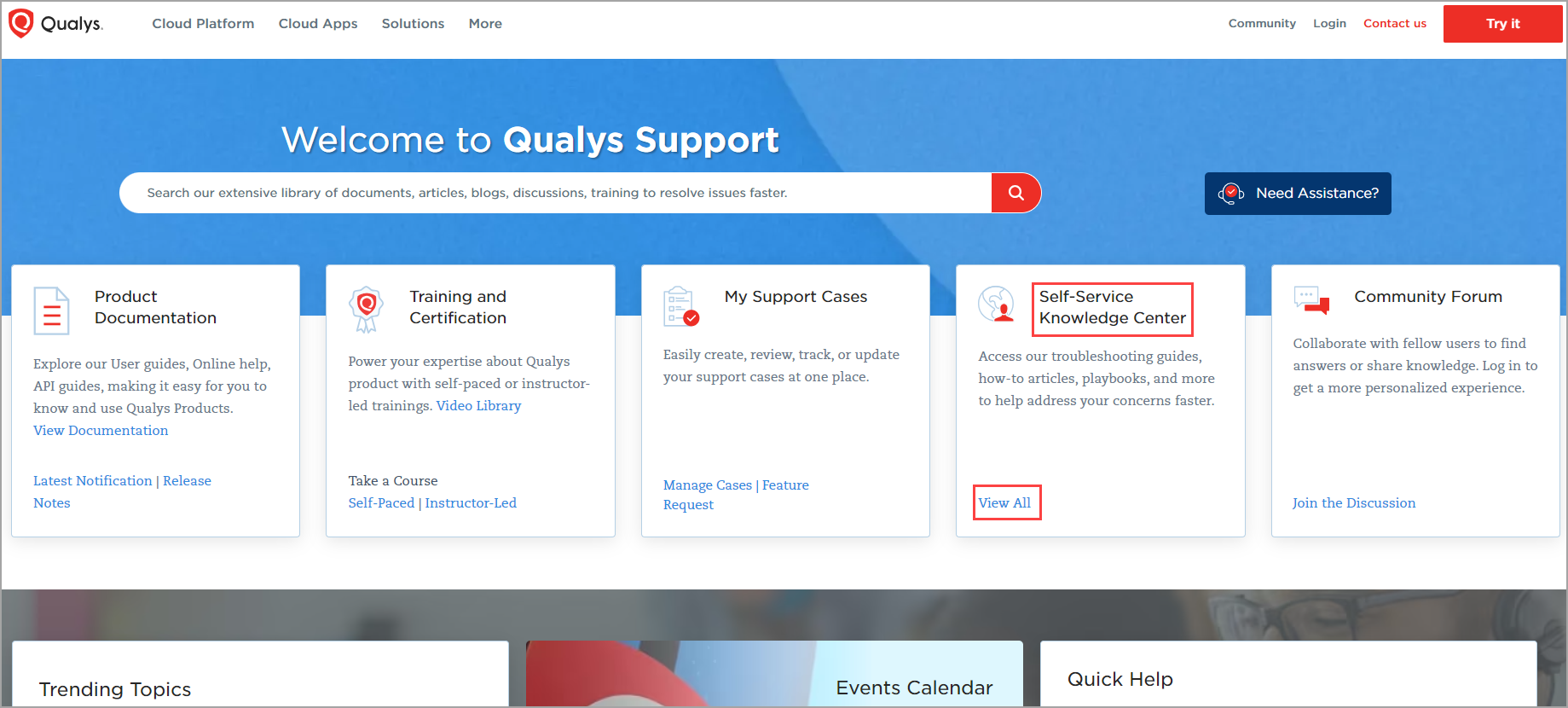 How to contact Qualys Support?
