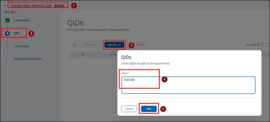 How To Run Scan Only For Selected QIDs in Qualys WAS/TAS