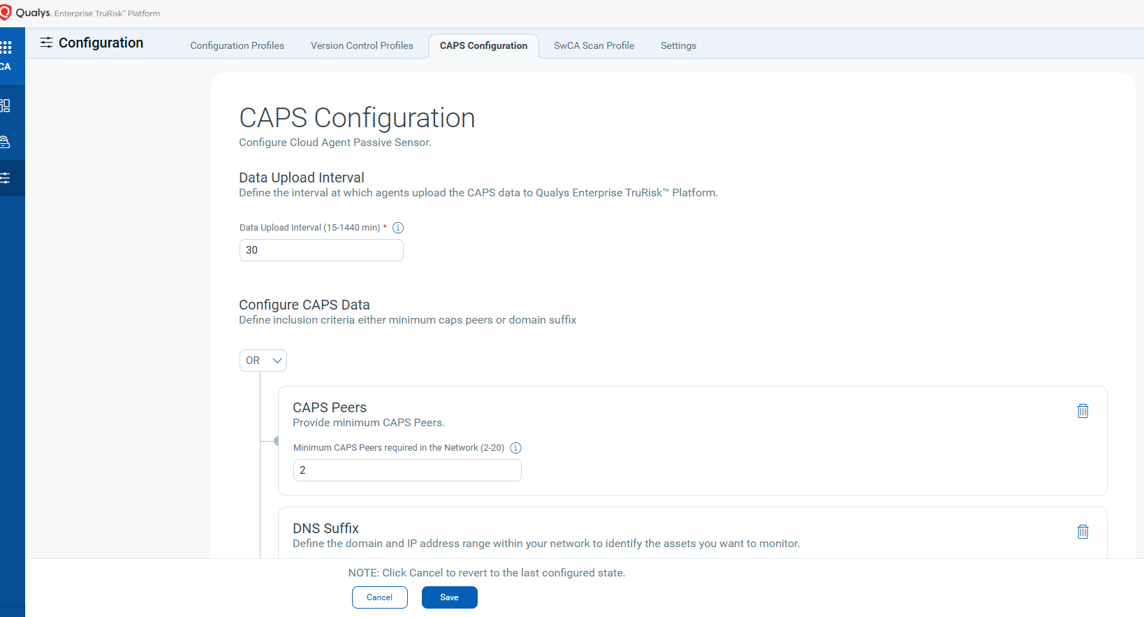 The CAPS module is not getting activated on Cloud Agents even though ...